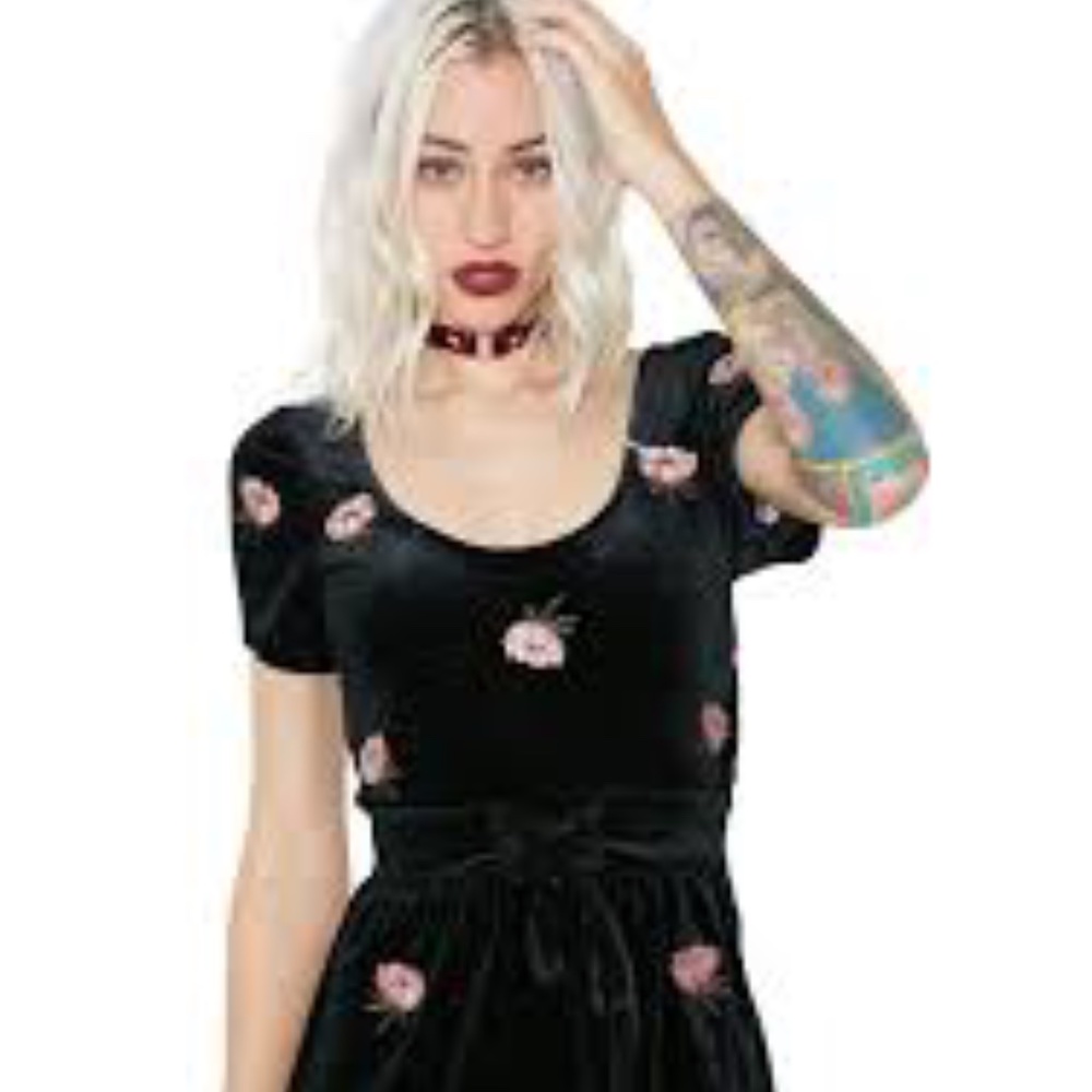 In My Feelings Velvet Floral Dress